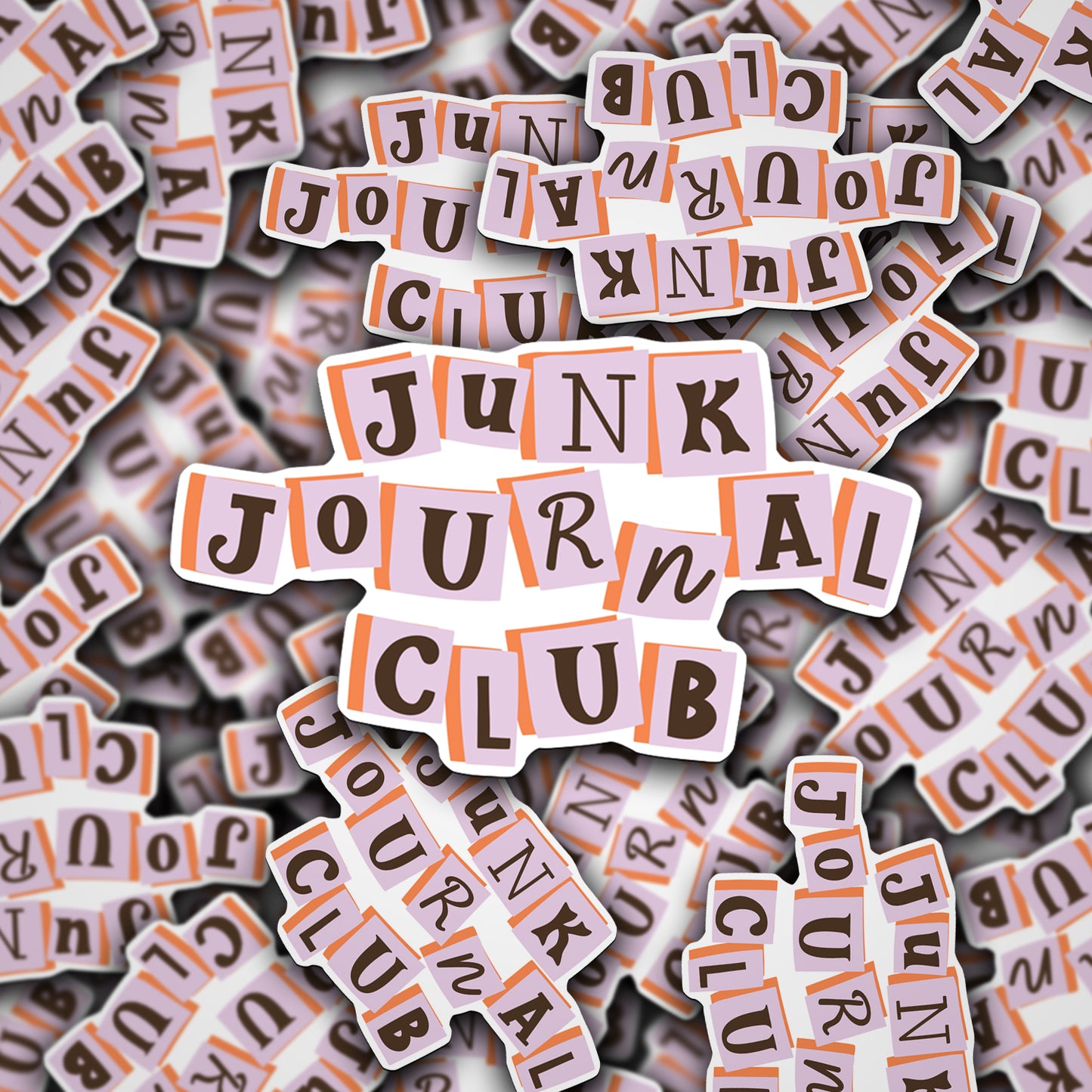 Vinyl Decal Junk Journal Club