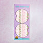 2 Car Coasters, Pink Coquette Roses Pattern