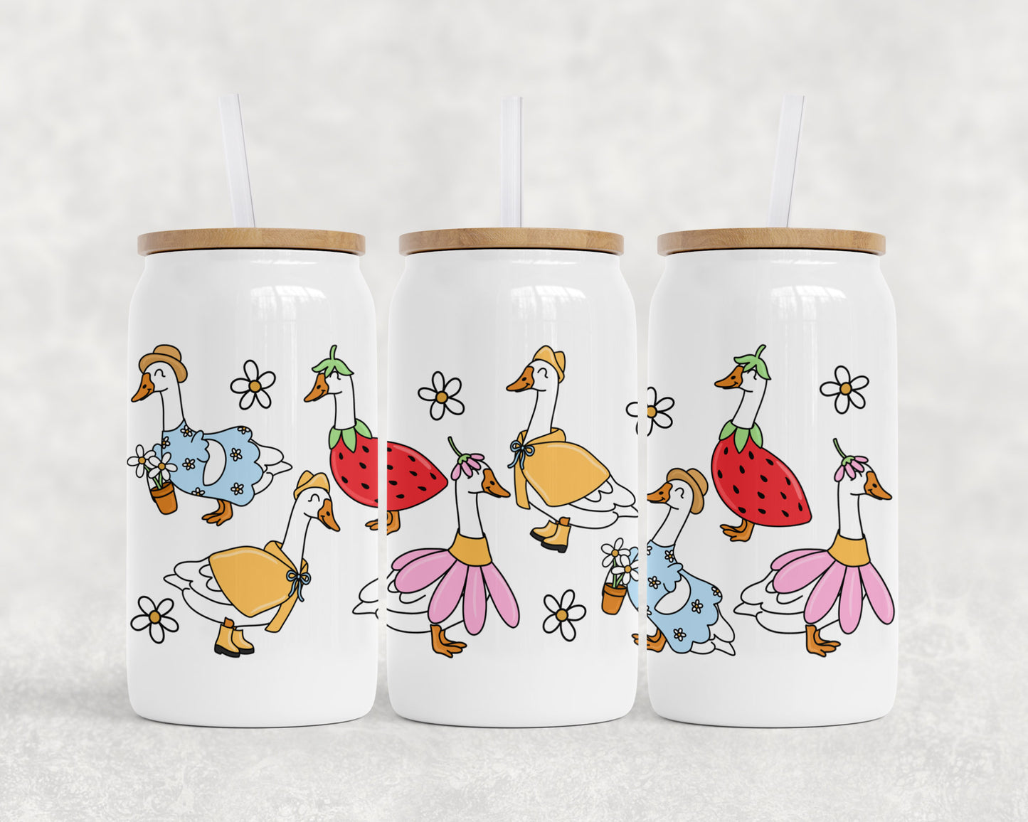 White Can Glass, Porch Geese