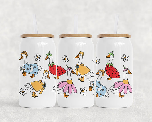 White Can Glass, Porch Geese