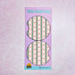 2 Car Coasters, Green Rose Stripes