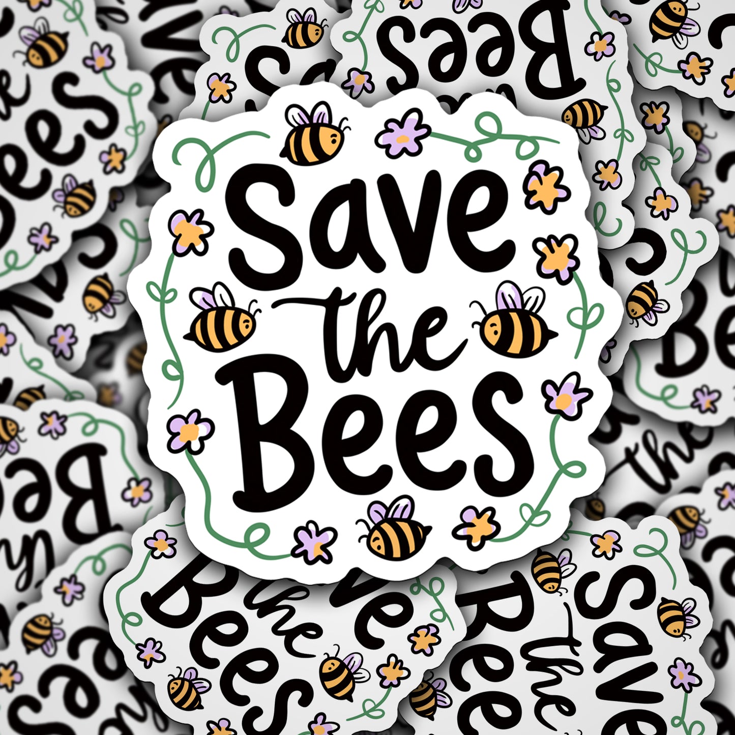 Vinyl Decal Save The Bees