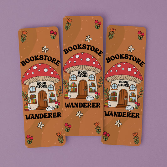 Bookmark Matte Shroom Bookstore Wanderer