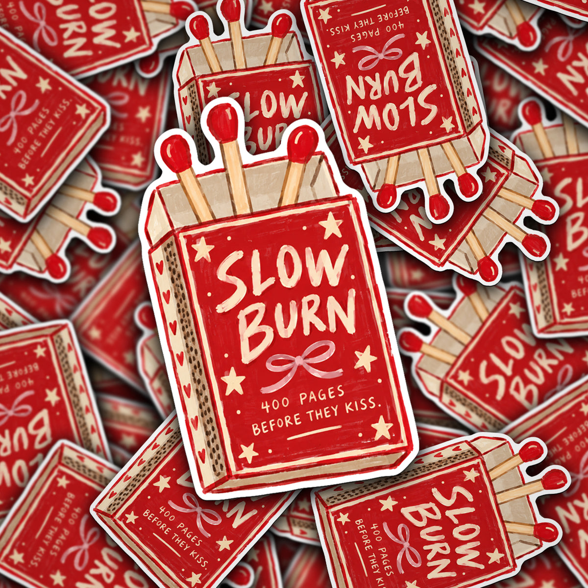 Vinyl Decal Slow Burn Before They Kiss