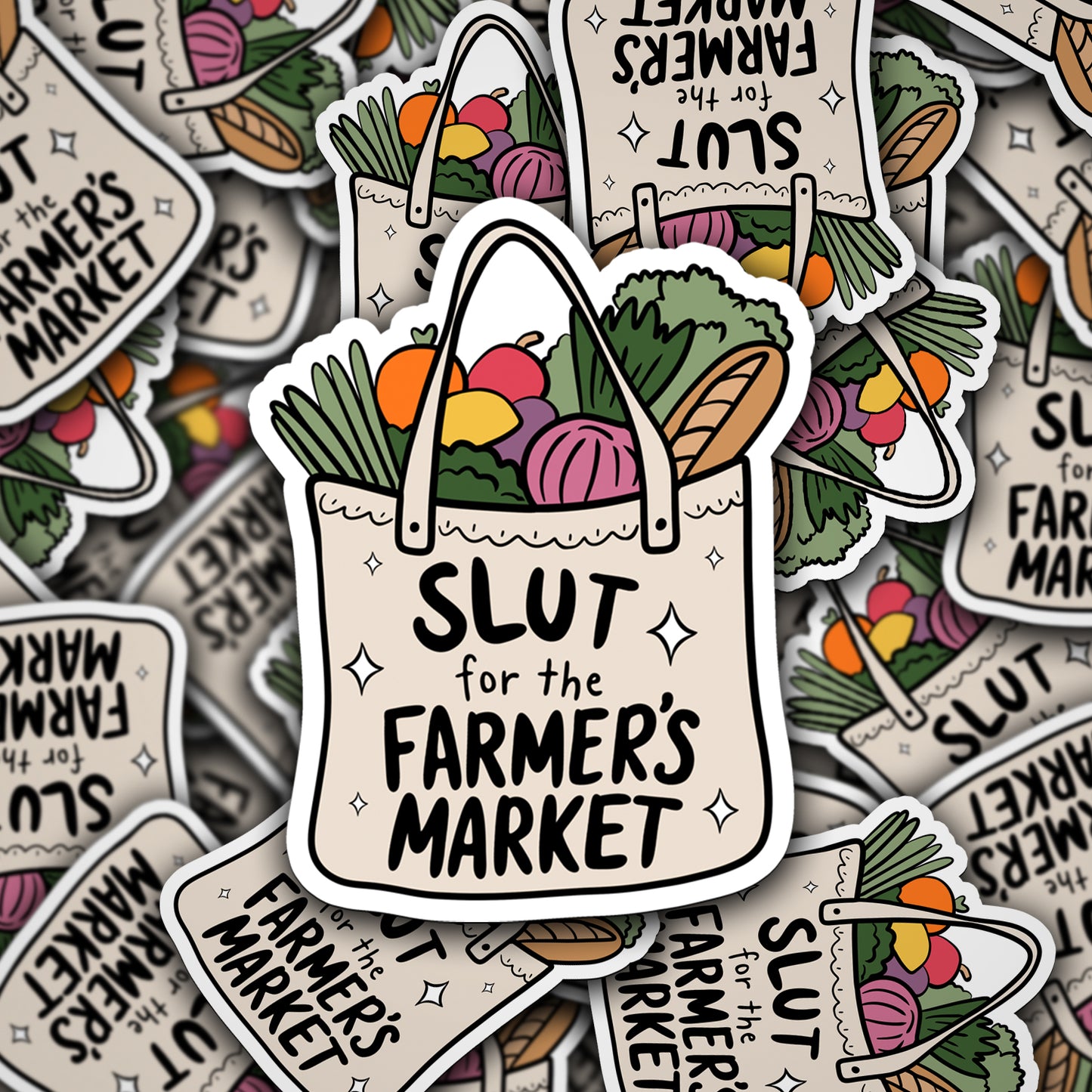 Vinyl Decal Slut For The Farmer's Market