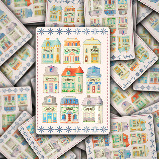 Vinyl Decal Spice Village