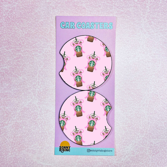 2 Car Coasters, Frap Pattern