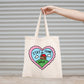 Canvas Tote Bag, Stay At Home Girlie