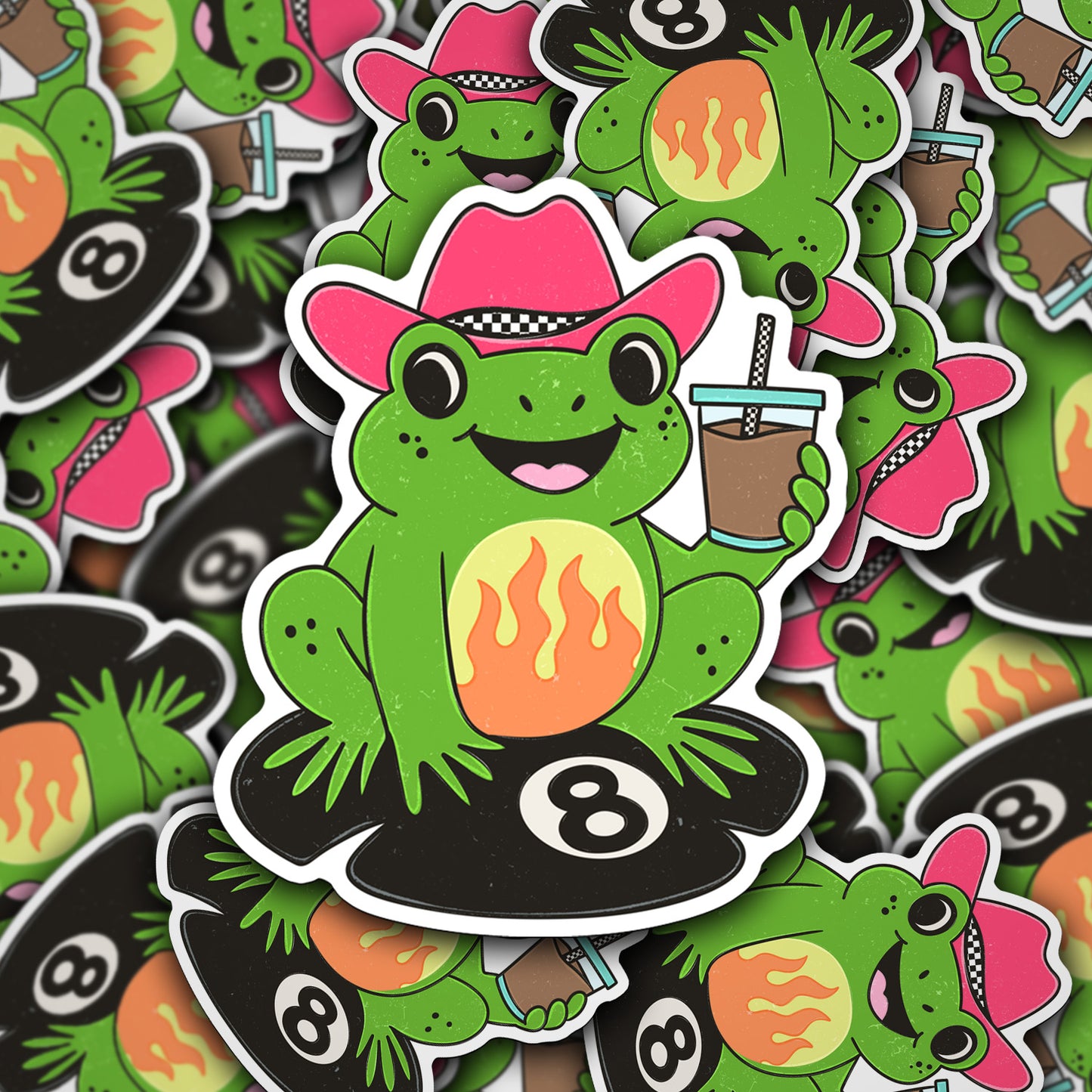 Vinyl Decal Western Frog