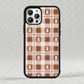 Brown Gingham Teddy Magsafe iPhone Case