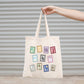 Canvas Tote Bag, TS Album Icon Stamps