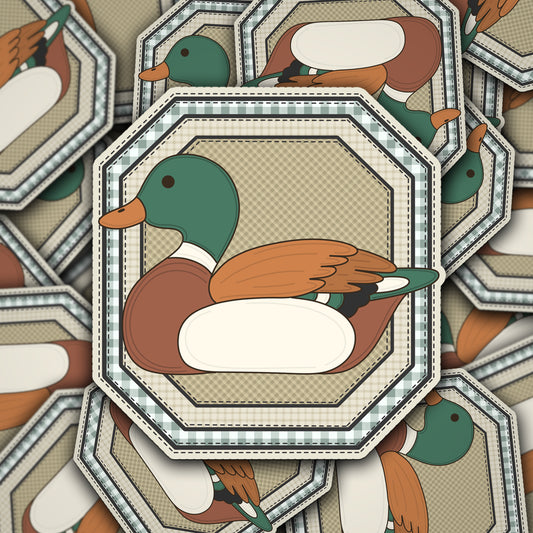 Vinyl Decal Mallard Duck 90's Country