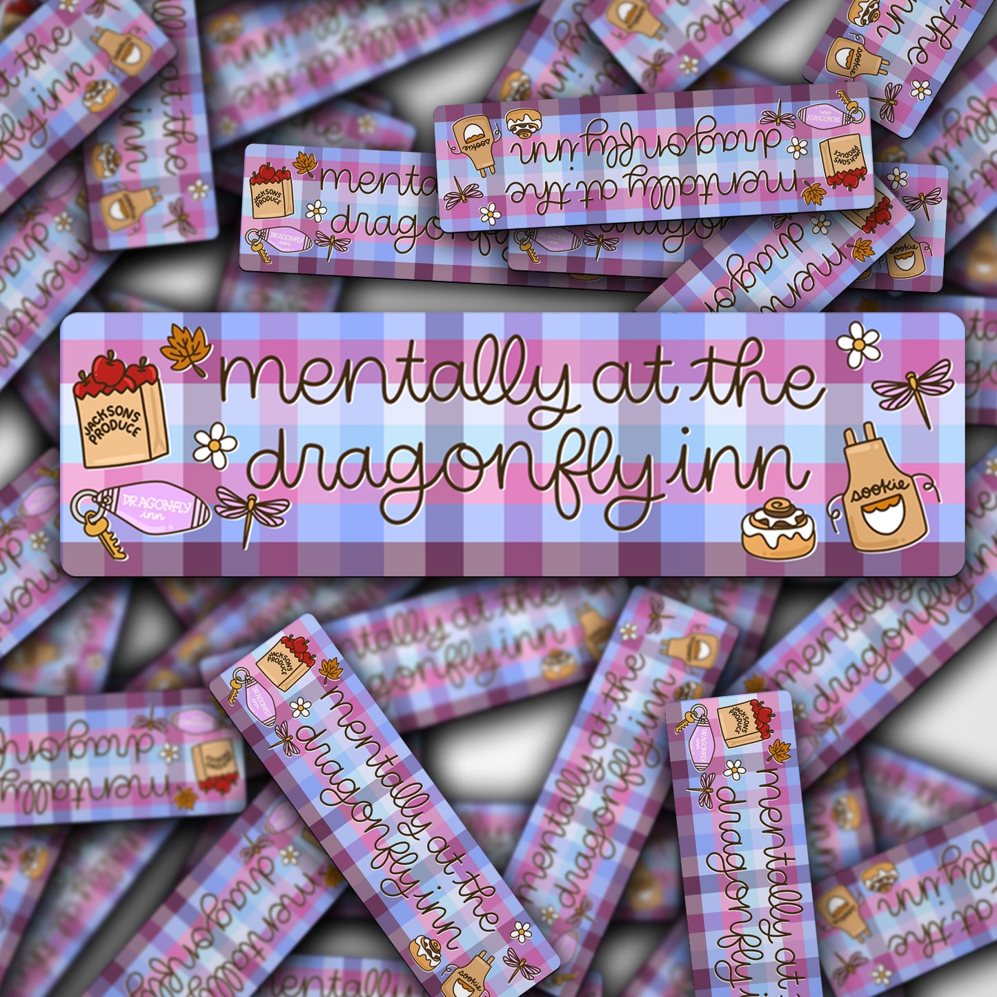 Vinyl Car Decal Mentally At The Dragonfly Inn