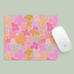 Mousepad Pink Floral Pattern