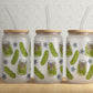Frosted Can Glass, Pickle Girly