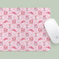 Mousepad Pink Disco Pattern