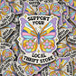 Vinyl Decal Support Your Local Thrift Store
