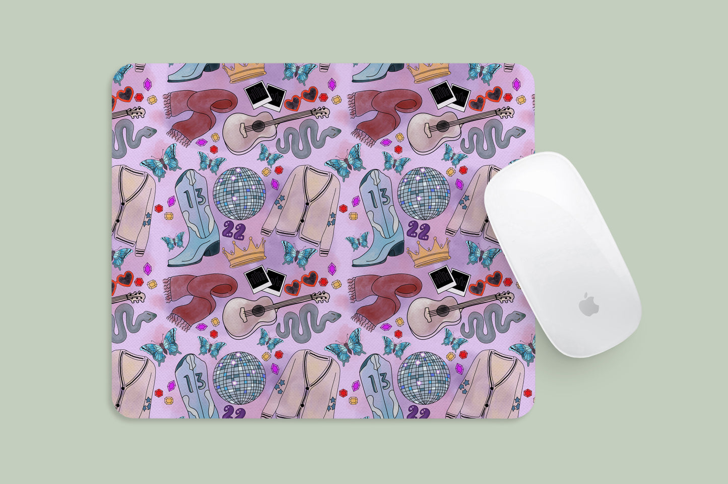 Mousepad Taylor Eras Pattern