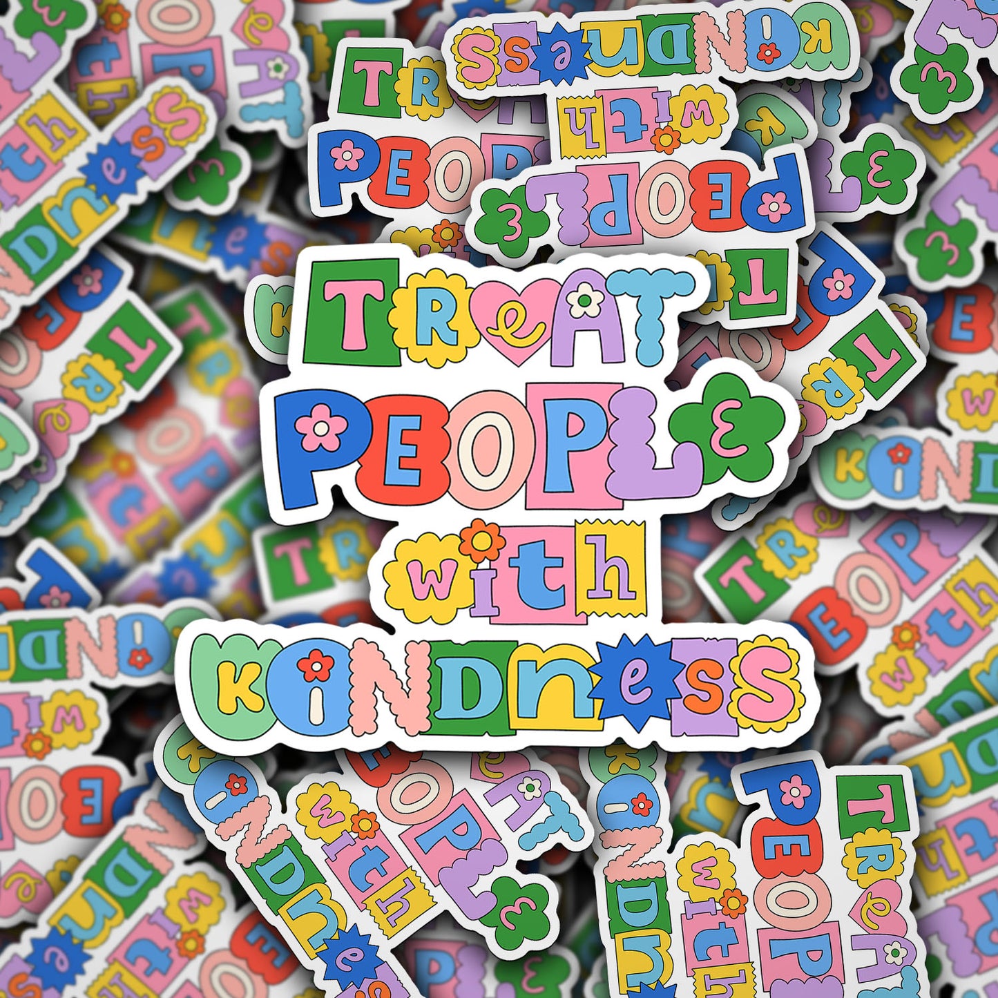 Vinyl Decal Treat People With KIndness