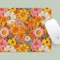 Mousepad Vintage 60's Floral Pattern