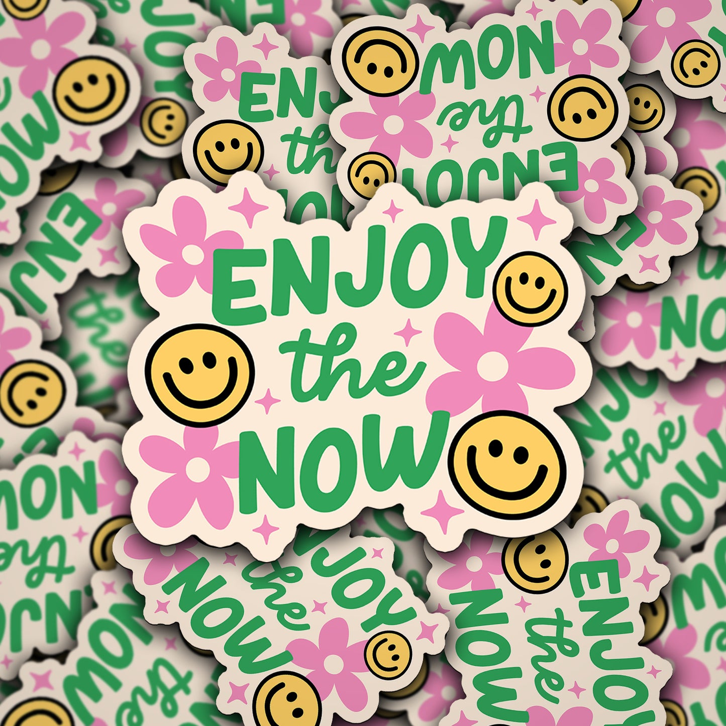 Vinyl Decal Enjoy the Now Design